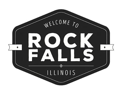 Welcome to Rock Falls, Illinois sign.