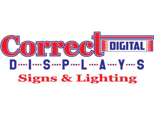 Correct Digital Displays logo for signs and lighting