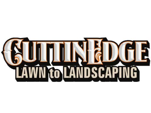 Cuttin' Edge Lawn to Landscaping logo