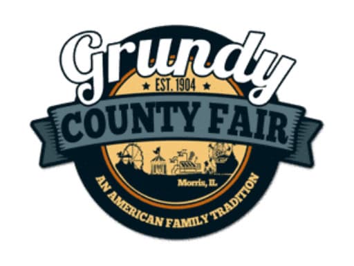 Grundy County Fair logo, established 1904, Morris, IL