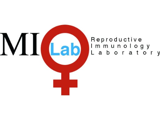 Reproductive Immunology Laboratory logo, female symbol design