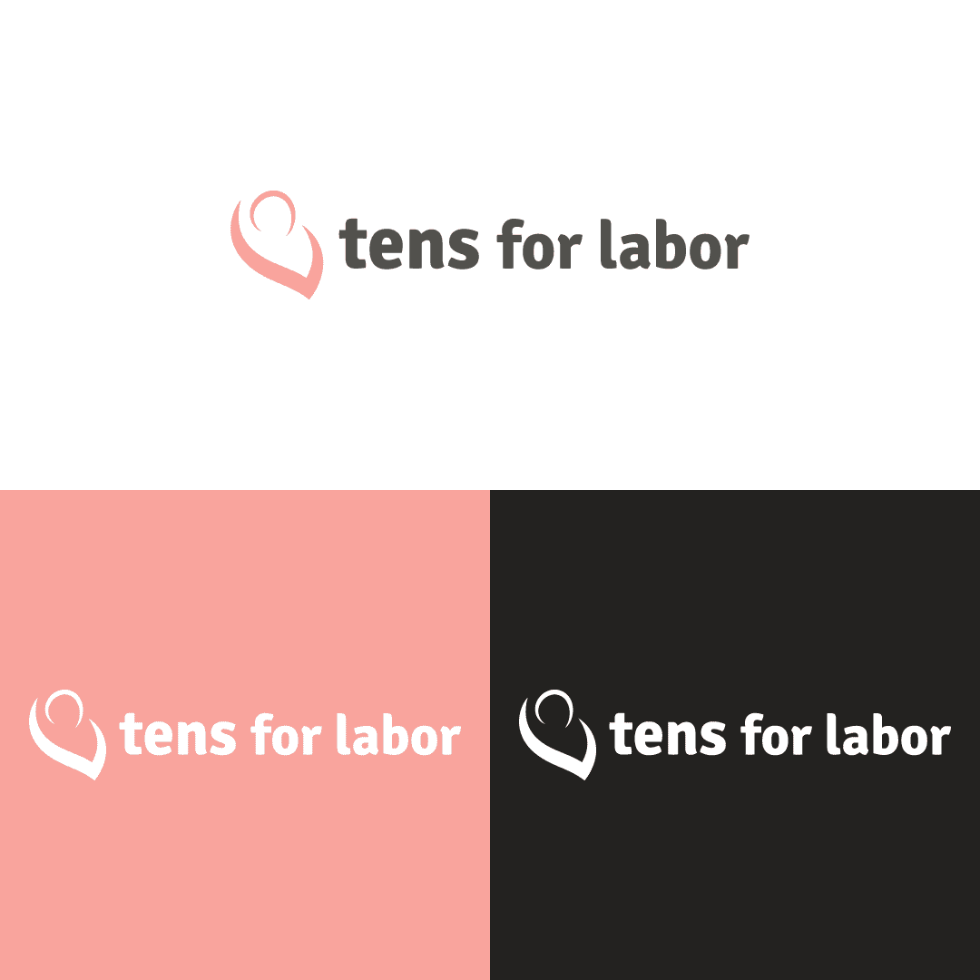 Logo design for "Tens for Labor" brand.