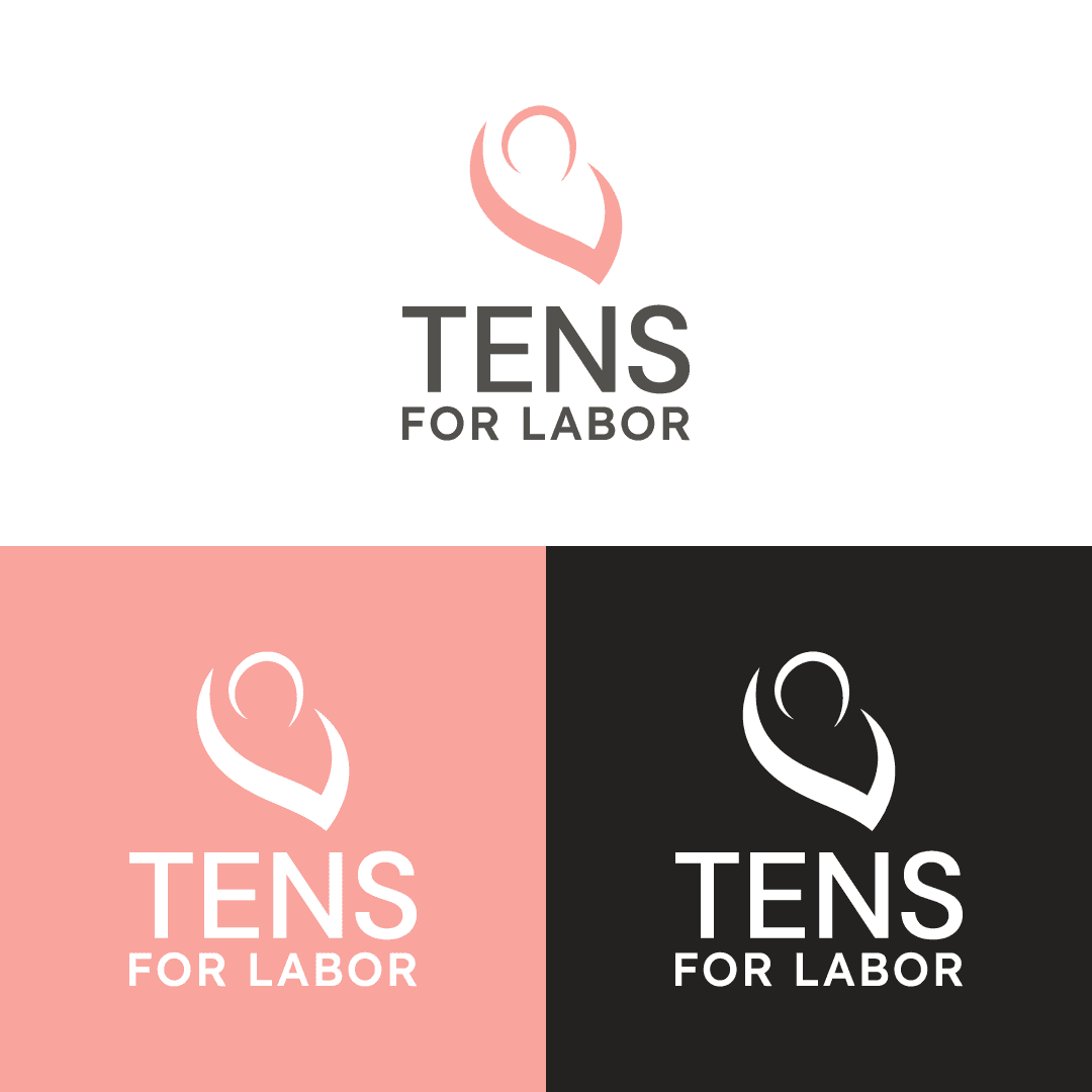 TENS for Labor logo variants in color and monochrome.