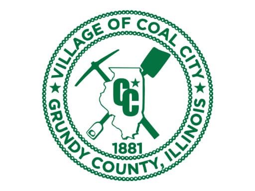 Coal City Village seal, Grundy County, Illinois, 1881